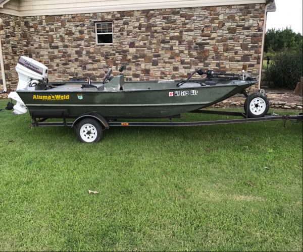 40 Boats For Sale by owner | 1994 Alumaweld 1987 Johnson 40Hp motor